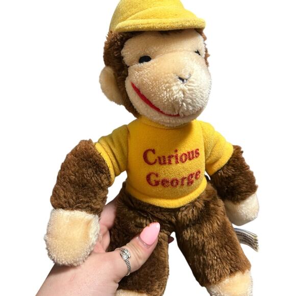 Vintage 1984 Curious George Plush Stuffed Animal - Picture 2 of 4